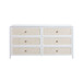 Patty - Rattan 6 Drawer Dresser