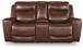 Next Move - Power Reclining Loveseat With Console / Adjustable Headrest