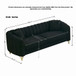 Oversized Sofa, Deep Tufted Couch
