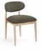 Riccio - Fabric Dining Side Chair (Set of 2) - Natural Frame
