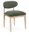 Riccio - Fabric Dining Side Chair (Set of 2) - Natural Frame