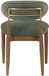 Riccio - Fabric Dining Side Chair (Set of 2) - Walnut Frame