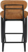 Riccio - Stool - Black Frame