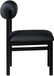 Roundhill - Faux Leather Dining Chair (Set of 2) - Black Frame