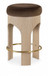 Bocceli - Counter Stool - Natural Base