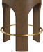 Bocceli - Counter Stool - Brown Base