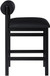Roundhill - Faux Leather Counter Stool - Black Frame
