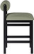 Roundhill - Faux Leather Counter Stool - Black Frame