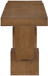 Anzio - Oak Veneer And Solid Wood Console Table