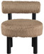 Ambre - Vegan Shearling Fabric Upholstered Accent Chair