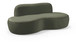 Swerve - Velvet 77" Upholstered Loveseat