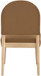 Varinelle - Velvet Upholstered Dining Chair (Set of 2) - Saddle