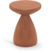Anika - Iron End Table - Terracotta