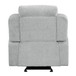 Galya - Motion Glider Recliner - Light Gray Chenille