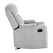 Galya - Motion Glider Recliner - Light Gray Chenille