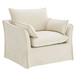 Shane - Chair With 2 Pillows - Beige Linen