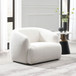 Lucifer - Chair - White Shimmer Chenille