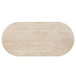 Leonardo - Dining Table - Travertine Top & Dark Oak