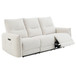 Lalisa - Power Motion Sofa With USB Port - Cream Chenille