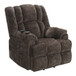 Pacay - Power Recliner With Lift, Heating & Massage - Brown Chenille