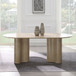 Jirina - Dining Table - Travertine Pattern