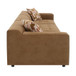 Zoey - Modular - RF Arm Chair With Pillow - Chocolate Suede