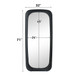 Izusa - Floor Mirror - Black