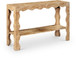 Vassa - Burl Veneer Console Table