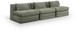 Stellar - 3 Piece 114" Upholstered Modular Armless Sofa
