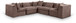 Stellar - 5 Piece Upholstered Modular Sectional