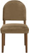 Varinelle - Velvet Dining Chair (Set of 2) - Walnut Frame