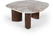 Puglia - Marble Top And Oak Wood Base Table