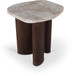 Puglia - Marble Top And Oak Wood Base Table