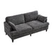 Chenille 2 Seater Sofa With LED Light, USB Charging Port, And Storage Bag
