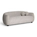 Judy - Woven Fabric Sofa - Black / White