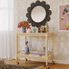 Coralie - Rattan Round Mirror