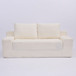 Comfortable Deep Seat Loveseat Sofa Bed, Reversible Cushion With Pillows