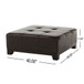 Darlington - Ottoman Coffee Table - Espresso Brown