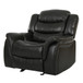 Classic Design Recliner, Upholstery Recliner, Glider Recliner - Black Berry