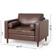 Sophisticated Club Chair With Relaxing Comfor