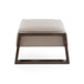 Sleek And Stylish Ottoman Polyester With Rubberwood Legs - Beige