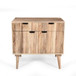 Stylish Style 2 Drawer 2 Door Cabinet, Mango Wood - Natural