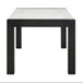 Jules - Faux Marble Dining Table - Charcoal / White