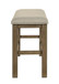 Cockrell - Counter Height Bench - Light Brown / Beige