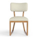 Bobbie - Vegan Leather Dining Chair - Cream