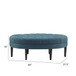 Martin - Surfboard Tufted Ottoman With Button Tufting - Blue