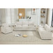 Cozy Upholstered Sofa Set For Living Room