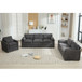 Cozy Upholstered Sofa Set For Living Room