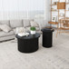 Modern Round Coffee Table And Side Table (Set of 2)