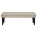 Marsha - 52" Upholstered Entryway Accent Bench - Latte